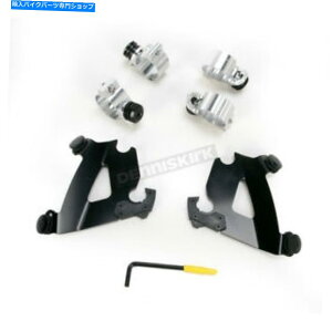 Windshield JtFtFAÔ߂̃tBXVF[hubNgK[bNn[hEFALbg - MEB1997 Memphis Shades Black Trigger-Lock Hardware Kit for Cafe Fairing - MEB1997