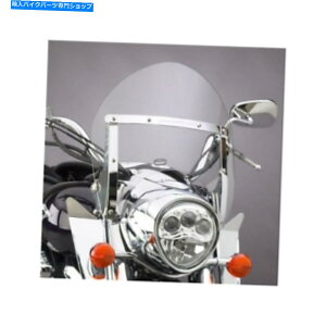 Windshield 2004-09 VN2000 - CLEAR - N21715�̂��߂̍����T�C�N���X�C�b�`�u���[�h�̃V���[�g�E�B���h�V�[���h National Cycle SwitchBlade Shorty Windshield for 2004-09 VN2000 - Clear - N21715�y���s�A���i�z