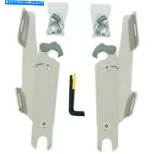 Windshield Harley Flstĉ߂̃tBX̐Fb/Xȃ}EgLbgW / OCgo[ME0484 Memphis Shades Fats/Slim Mounting Kit for Harley FLSTC w/o Light Bar ME0484