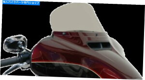 Windshield xXg7 "2014-2018n[[FLHT FLHX̂߂̉̉̕hKXXN[ Wind Vest 7" Light Smoke Windshield Wind Screen for 2014-2018 Harley FLHT FLHX