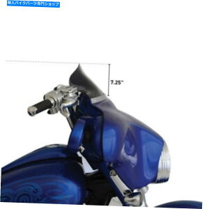 Windshield Klock Werks 6.5 1996-2013 Harley Flht Flhx�c�[�����O�̂��߂̃u���b�N�t���A�t�����g�K���X Klock Werks 6.5 Black Flare Windshield for 1996-2013 Harley FLHT FLHX Touring�y���s�A���i�z