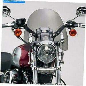 Windshield n[[_rbh\̂߂̍N21918XCb`u[h̕Ό̐F̃tgKX National Cycle N21918 Switchblade Deflector Tint Windshield for Harley Davidson