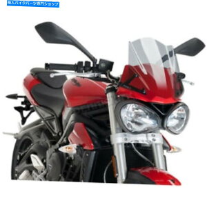 Windshield Puig Hi-TechǐyʉVX|[cWindshield - 9999H Puig Hi-Tech Parts Light Smoke Naked New Generation Sport Windshield - 9999H