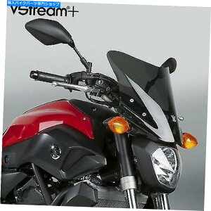 Windshield iViTCNVstreamFX|[cEChV[h12 "}nFZ-07 2014-2016 National Cycle VStream Tinted Sport Windshield 12" Yamaha FZ-07 2014-2016