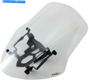 Windshield �s���O���̃c�[�����O�t�����g�E�B���h�X�N���[���N���A��7570W�h�D�J�e�B�f�B�[��2014-2018 Puig Naked Touring Windscreen Clear #7570W Ducati Diavel 2014-2018�y���s�A���i�z