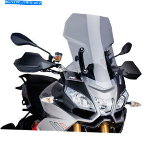 Windshield Puig Hi-Techǐyʉ̃c[OtgKX - 6484H Puig Hi-Tech Parts Light Smoke Touring Windshield - 6484H