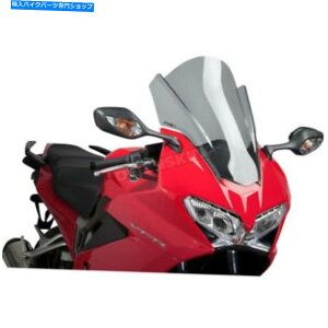 Windshield sOnCeNi_[NX[Nc[OEChV[h - 7007h Puig Hi-Tech Parts Dark Smoke Touring Windshield - 7007H