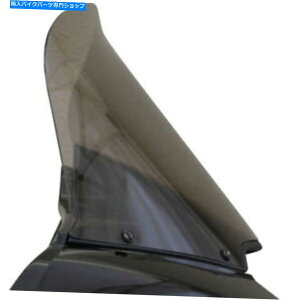 Windshield xXg14 "2015-2018n[[t[̂߂̉̉̕hKXXN[ Wind Vest 14" Light Smoke Windshield Wind Screen for 2015-2018 Harley FLTR