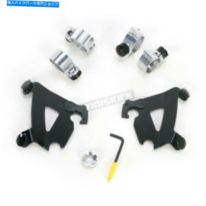 Windshield JtFtFAÔ߂̃tBXVF[hubNgK[bNn[hEFALbg - MEB1995 Memphis Shades Black Trigger-Lock Hardware Kit for Cafe Fairing - MEB1995