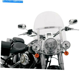 Windshield メンフィス色合い15 "スリムな透明なフロントガラススクリーンフェアリングハーレーソフトM8 18+ Memphis Shades 15" Slim Clear Windshield Screen Fairing Harley Softail M8 18+