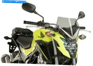 Windshield �s���M���̐V����̃t�����g�K���X�̉��X�|�[�c6489H PUIG Naked New Generation Windshield Smoke Sport 6489H