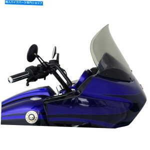 Windshield Klock Werks 14 1998-2013�n�[���[���[�h�O���C�h�t���[ Klock Werks 14 Tint Flare Windshield for 1998-2013 Harley Road Glide FLTR�y���s�A���i�z