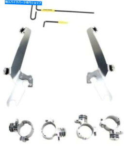 Windshield tBXVF[hX|[cV[hn[hEFAꂽLbgn[[X|[cX^[X[p[E11-16 Memphis Shades Sportshield Hardware Polished Kit Harley Sportster Superlow 11-16