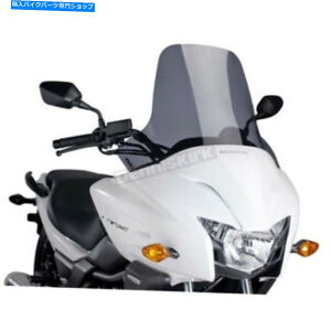 Windshield pCOnCeNi_[NX[Nc[OtgEBhXN[ - 7227F Puig Hi-Tech Parts Dark Smoke Touring Windscreen - 7227F