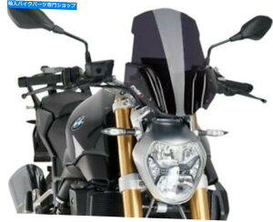 Windshield sM̗̃X|[c̃tg̈̕Â8168F BMW R 1200 R 2015-2018 Puig Naked Sport Windscreen Dark Smoke #8168F BMW R 1200 R 2015-2018
