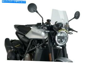 Windshield �s���M�̗��̃X�|�[�c�̃t�����g�E�B���h�X�N���[���N���A��9750W Husqvarna Vitpilen 701 Puig Naked Sport Windscreen Clear #9750W Husqvarna Vitpilen 701�y���s�A���i�z
