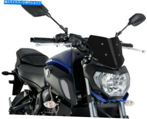 Windshield sM̃X|[c̃tgtgJ[{bN9666C̓}nMT-07 2018-2020ɃtBbg Puig Naked Sport Windscreen Carbon Look #9666C fits Yamaha MT-07 2018-2020