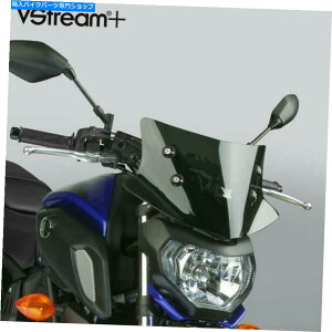 Windshield iViTCNVSTREAM +X|[cEChV[h_[N^g}nMT07 MT-07 N20328 National Cycle VStream+ Sport Windshield Dark Tint Yamaha MT07 MT-07 N20328