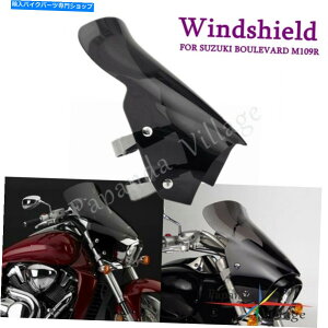 Windshield Suzuki Boulevard M109R 06-16tgEChV[hX|[cEBhXN[GAΌ For Suzuki Boulevard M109R 06-16 Front Windshield Sport Windscreen Air Deflector