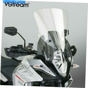 Windshield KTM N20809̂߂̍VSTREAM̔w̍tgKXXN[ National Cycle Vstream Tall Windshield Screen Clear For KTM N20809