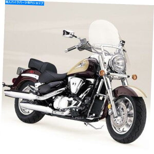 Windshield tBXVF[hb15 "tgKXLbgn[[FXD_CiOCh2006-2013 Memphis Shades Fats 15" Clear Windshield Kit Harley FXD Dyna Glide 2006-2013