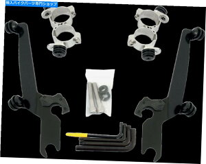 Windshield tBXVF[hMEB1985}EgLbgSS XL 48ubN Memphis Shades MEB1985 Mount Kit SS XL 48 Black