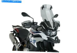 Windshield EBhXJCw /r[T̋P9760h BMW F 850 GS 2018-2022 Puig Touring Windscreen w/Visor Light Smoke #9760H BMW F 850 GS 2018-2022