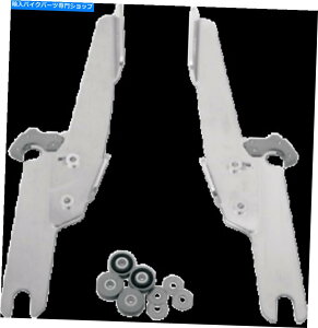 Windshield tBXFꂽgK[bN}EgLbg - 폜p̃c[͂܂MEK1913 Memphis Shades Polished Trigger-Lock Mount Kit - No Tools for Removal MEK1913