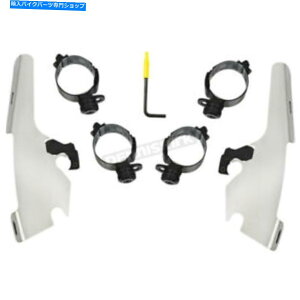 Windshield tBXF|bVȂc[gK[bNn[hEFALbg - MEK2046 Memphis Shades Polished No-Tool Trigger-Lock Hardware Kit - MEK2046