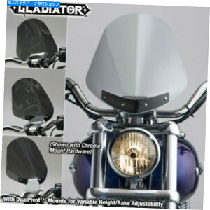 Windshield iViTCNmEBhV[hW /ubN}EgiCgFjN2702 National Cycle Gladiator Windshield W/Black Mounts (Light Tint) N2702