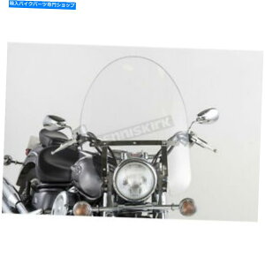 Windshield XbvXg[}22 "NASS-30NVbNEChV[h/ChOChn[hEFASS-30-22CWQ Slip Streamer 22" Clear SS-30 Classic Windshield/Wide Glide Hardware SS-30-22CWQ