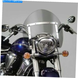 Windshield }nXV19ĉ߂̍TCNXCb`u[htgKX - CgO[ - N21738 National Cycle SwitchBlade Windshield for Yamaha XV19C - Light Gray - N21738