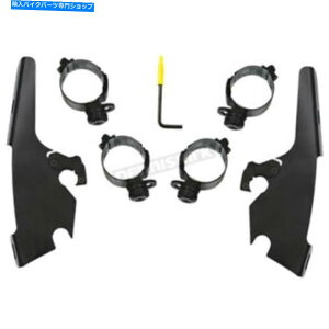 Windshield tBXFubNȂc[gK[bNn[hEFALbg/X - MEB2046 Memphis Shades Black No-Tool Trigger-Lock Hardware Kits for Fats/Slim - MEB2046