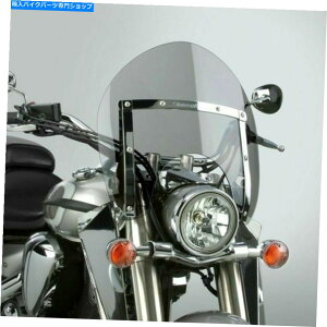 Windshield �k�ɃT�C�N���X�C�b�`�u���[�h�V���b�N�N�C�b�N�����[�X�t�����g�K���X�ATint Suz VL800 National Cycle SwitchBlade Shorty Quick Release Windshield, Tint SUZ VL800