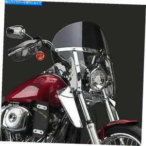 Windshield kɃTCNXCb`u[h`bLONCbN[XtgKXCgX[NN21424 National Cycle SwitchBlade Chopped Quick Release Windshield Light Smoke N21424
