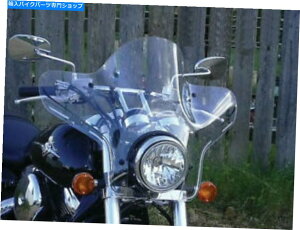 Windshield SlipStreamer SS-20 Stealth WindShieldNA14 "x30" W / 1 "n[hEFA_SS-20-C Slipstreamer SS-20 Stealth windshield clear 14"X30" w/1" hardware _SS-20-C