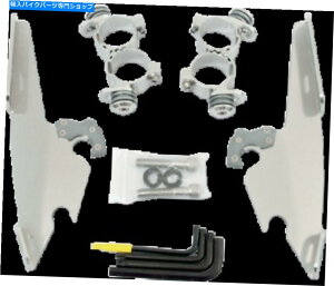 Windshield b/XEtgKXHDꂽMEK1986̂߂̃gK[bN}EgLbg Trigger-Lock Mount Kit for Fats/Slim Windshield HD Polished MEK1986