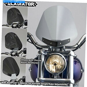 Windshield iViTCNmEChV[hW /ubN}EgiCgFj̕iN2702Vi NATIONAL CYCLE GLADIATOR WINDSHIELD W/BLACK MOUNTS (LIGHT TINT) PART# N2702 NEW