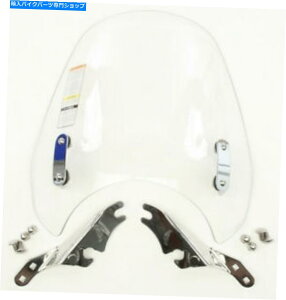Windshield ���A�T�C�N��N21919�X�C�b�`�u���[�h�f�t���N�^�[�t�����g�K���X�N���A National Cycle N21919 SwitchBlade Deflector Windshield Clear