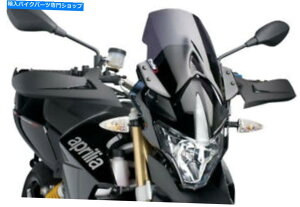 Windshield Puig 4947F̎]Ԃ̃tgXN[_[NX[NX|[c PUIG 4947F Naked Bike Windscreens Dark Smoke Sport