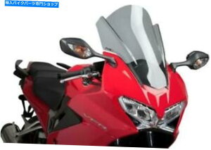 Windshield sM̃c[OtgEBhXN[̉7007hz_VFR800FC^[Zv^[fbNX2014-2015 Puig Touring Windscreen Smoke #7007H Honda VFR800F Interceptor Deluxe 2014-2015