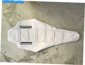 �V�[�g �V�����������u�V�[�g�J�o�[KX80 KX85 KX100 1990-2013 New WHITE Ribbed Seat cover KX80 KX85 KX100 1990-2013�y���s�A���i�z