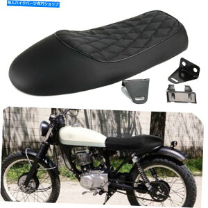 V[g n[[z_XYL}n̂߂̃I[goCJtF̃[T[ubgnvgThV[g Motorcycle Cafe Racer Brat Hump Retro Saddle Seat For Harley Honda Suzuki Yamaha