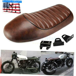 V[g z_CBXYLGS}nXĴ߂̃I[goCnvBe[WJtF[T[ThV[g Motorcycle Hump Vintage Cafe Racer Saddle Seat for Honda CB Suzuki GS Yamaha XJ