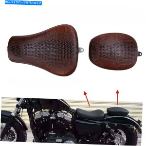 �V�[�g �n�[���[�X�|�[�c�X�^�[1200 883 48 72�p�I�[�g�o�C�t�����g�h���C�o���A�̏���� Motorcycle Front Driver Rear Passenger Seat For Harley Sportster 1200 883 48 72