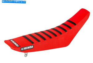 V[g z_CRF 250 RV[gJo[tBbg2018N2019N2019NԂ]y݂MFGObp[ Honda Crf 250 R Seat Cover fits 2018 2019 Red with Black Ribs Enjoy Mfg Gripper