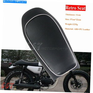 V[g RCz_XNuJtF[T[̂߂̒̃gV[gre[WTh Custom Retro Seat Vintage Saddle For Yamaha Kawasaki Honda Scrambler Cafe Racer