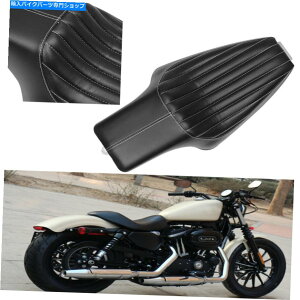 V[g n[[X|[cX^[1200 48I[goĈ߂̃hCo[ȀȂ2AbvubN Driver Rear Passenger Seat Two-up Black for Harley Sportster 1200 48 Motorcycle