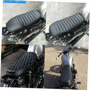 V[g z_}n؂̂߂̃gȃI[goC̃V[gThgJtF̃[T[V[gJo[ Retro Motorcycle Seat Saddle Retro Cafe Racer Seat Cover for Honda Yamaha Suzuki