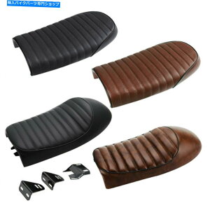 V[g n[[z_XYLpI[goCre[WJtF[T[tbgubgnvThV[g Motorcycle Vintage Cafe Racer Flat Brat Hump Saddle Seat For Harley Honda Suzuki